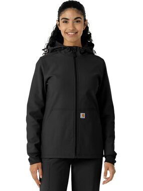 Women's Rugged Flex Modern Fit Bonded Fleece Hoodie - Cozy & Durable Scrubs